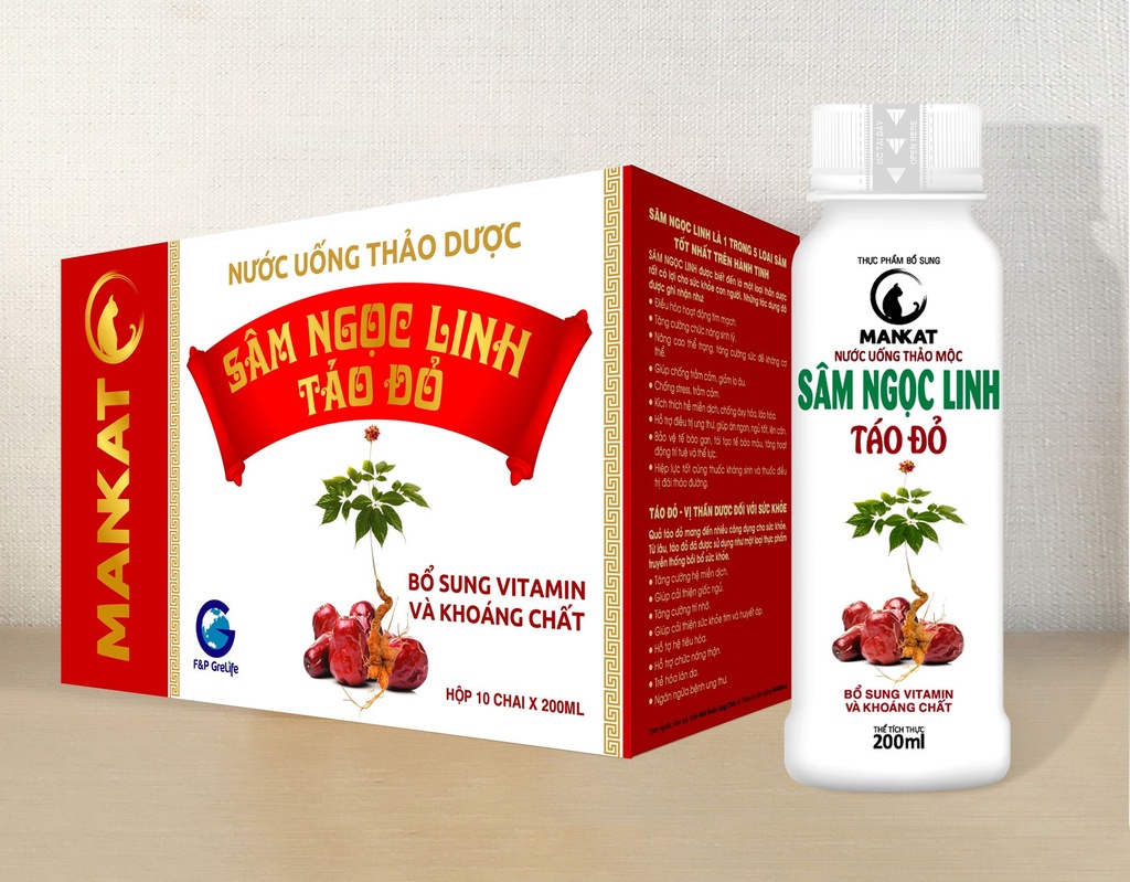 Nước Sâm Ngọc Linh Táo Đỏ
