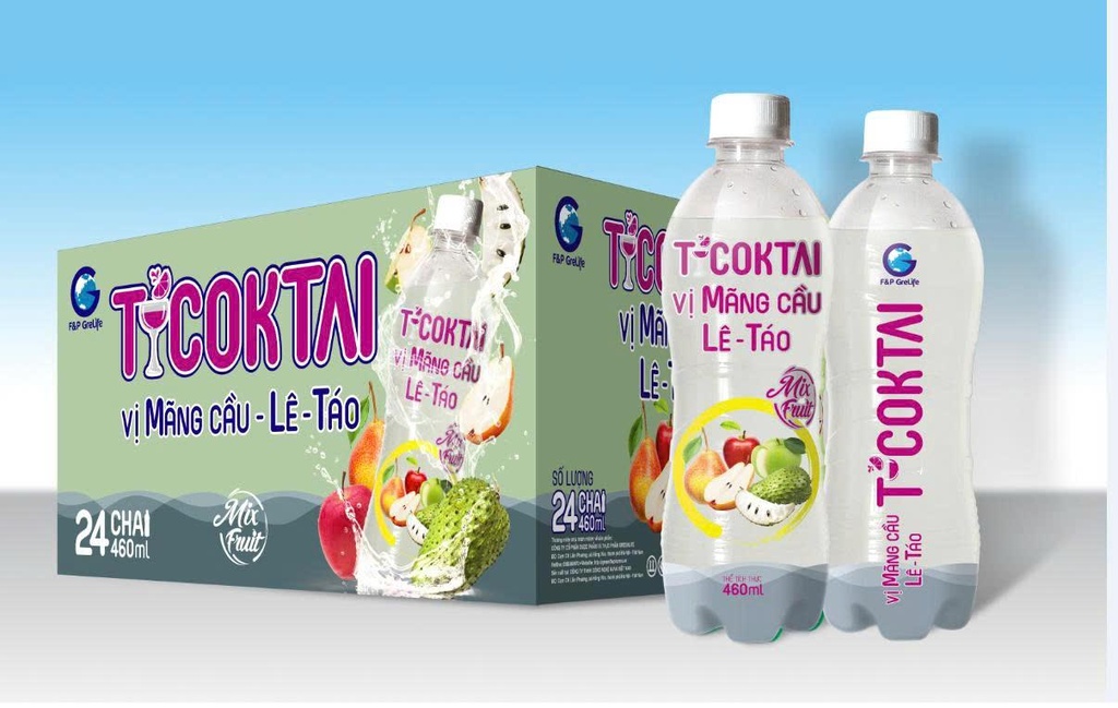 Nước T-Coktai vị Mãng cầu Lê Táo